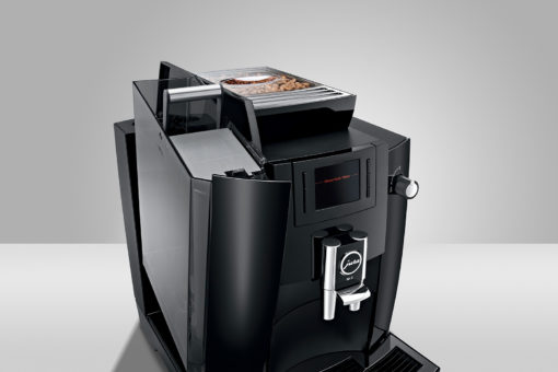Jura WE6 Coffee Machine With Coffee Beans on Top